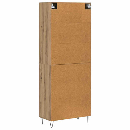 Highboard 2 pcs Artisan Oak 69.5 x 34 x 180 cm Engineered Wood
