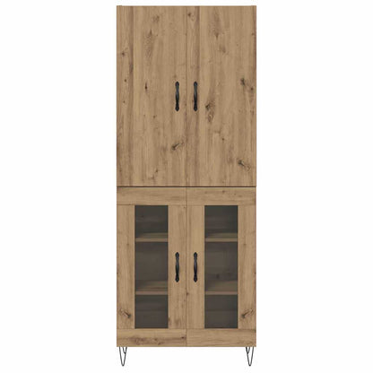 Highboard 2 pcs Artisan Oak 69.5 x 34 x 180 cm Engineered Wood