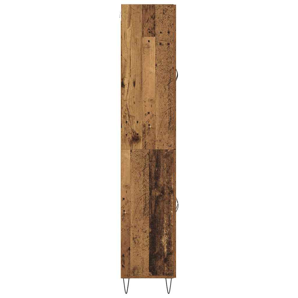 Highboard Old Wood 69.5 x 34 x 180 cm Engineered Wood