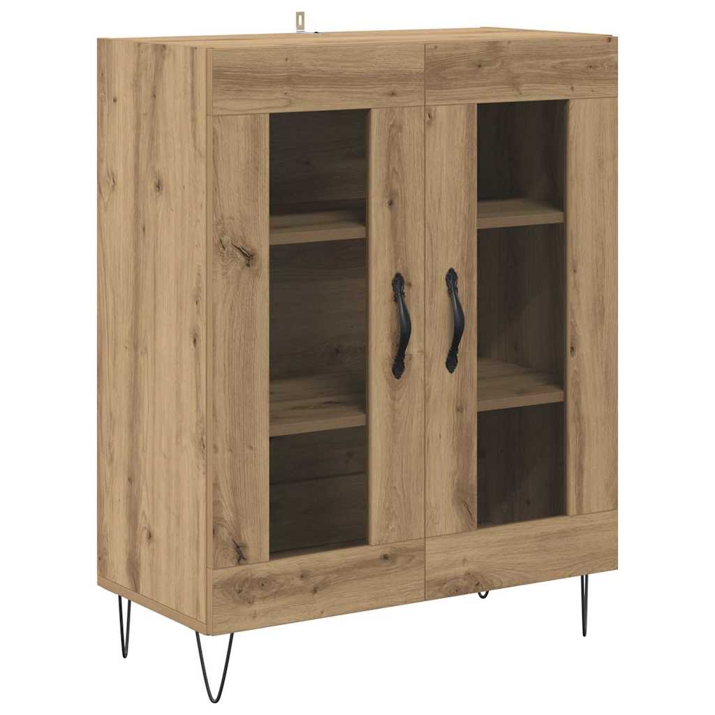 Highboard 2 pcs Artisan Oak 69.5 x 34 x 180 cm Engineered Wood