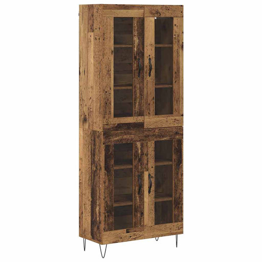 Highboard Old Wood 69.5 x 34 x 90 cm Engineered Wood