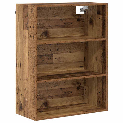 Highboard Old Wood 69.5 x 34 x 180 cm Engineered Wood and Glass