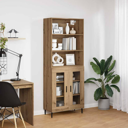 Highboard 2 pcs Artisan Oak 69.5 x 32.5 x 180 cm