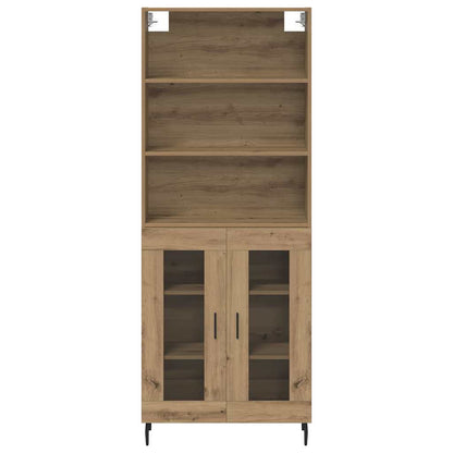 Highboard 2 pcs Artisan Oak 69.5 x 32.5 x 180 cm