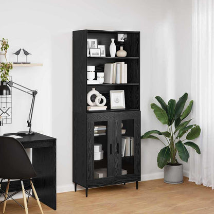 Highboard Black Oak 69.5 x 34 x 180 cm