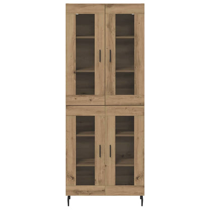 Highboard 2 pcs Artisan Oak 69.5 x 34 x 180 cm Engineered Wood