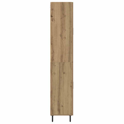 Highboard 2 pcs Artisan Oak 69.5 x 34 x 180 cm Engineered Wood