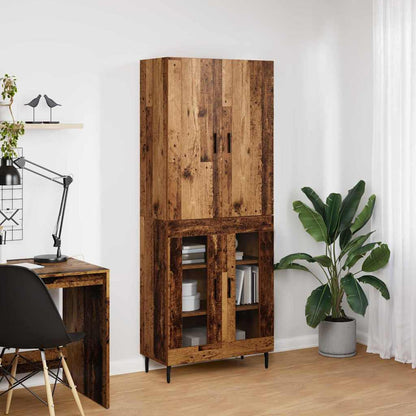 Highboard Old wood 69.5 x 34 x 180 cm Engineered wood