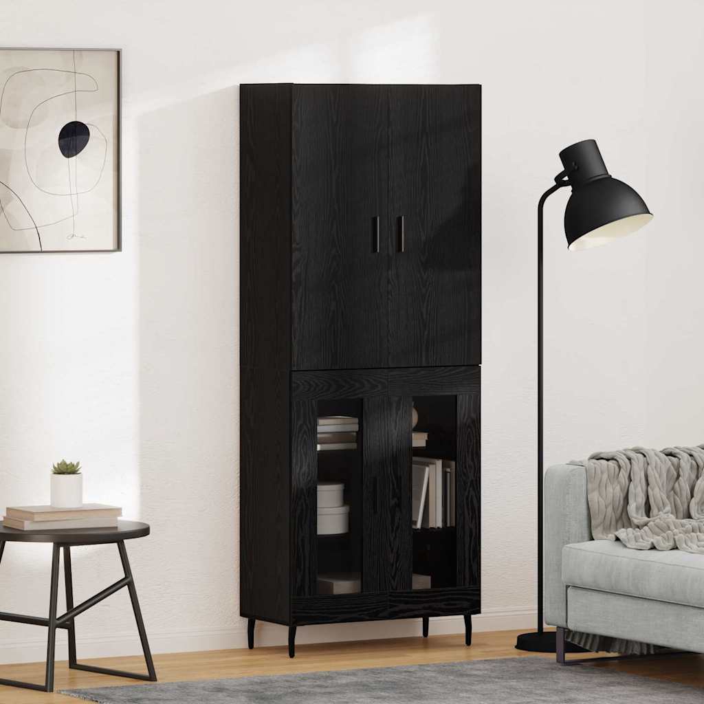 Highboard 2 pcs Artisan Oak 69.5 x 34 x 180 cm Engineered Wood