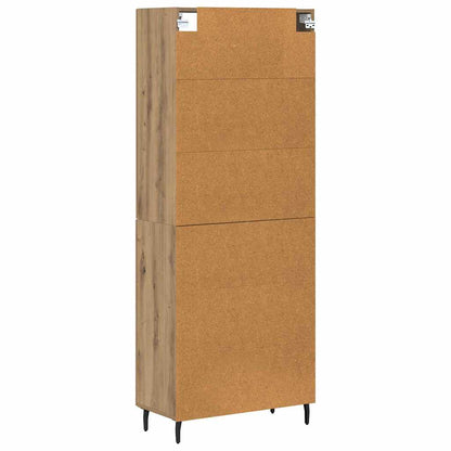 Highboard 2 pcs Artisan Oak 69.5 x 34 x 180 cm Engineered Wood