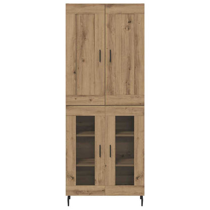 Highboard 2 pcs Artisan Oak 69.5 x 34 x 180 cm Engineered Wood