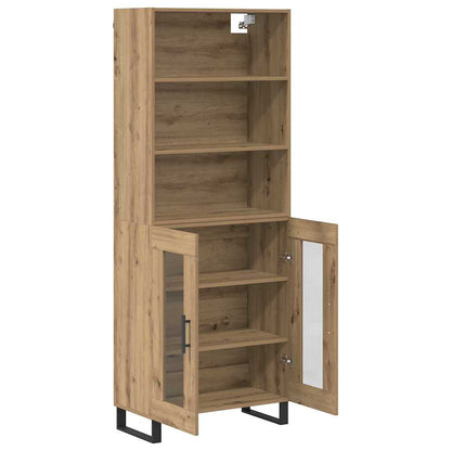 Highboard 2 pcs Artisan Oak 69.5 x 34 x 180 cm Engineered Wood