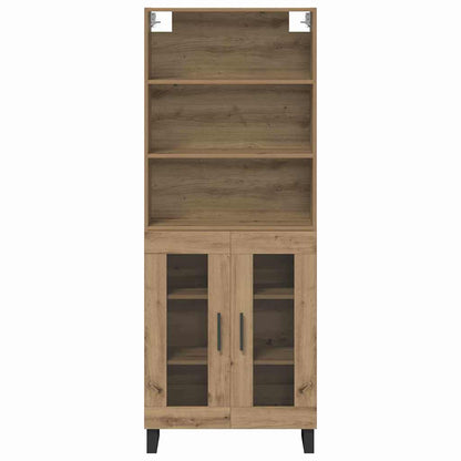 Highboard 2 pcs Artisan Oak 69.5 x 34 x 180 cm Engineered Wood