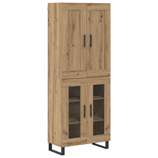 Highboard 2 pcs Artisan Oak 69.5 x 34 x 180 cm