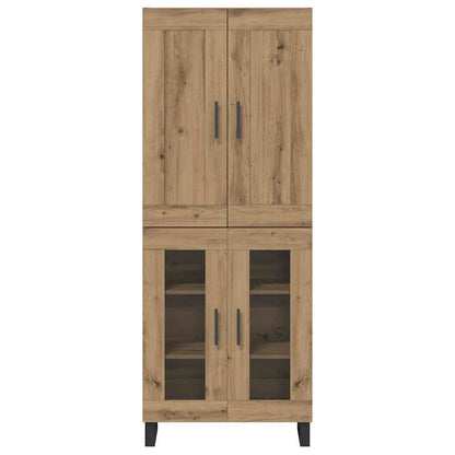 Highboard 2 pcs Artisan Oak 69.5 x 34 x 180 cm Engineered Wood
