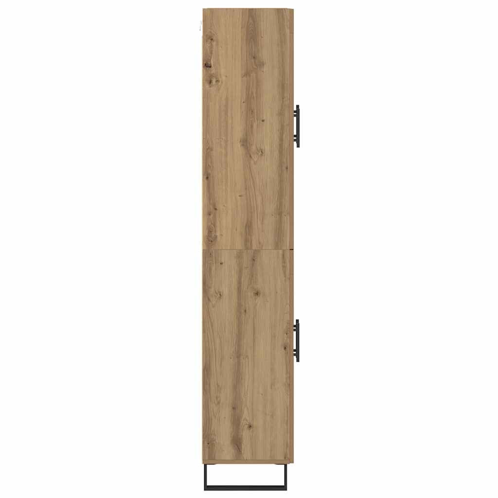 Highboard 2 pcs Artisan Oak 69.5 x 34 x 180 cm Engineered Wood