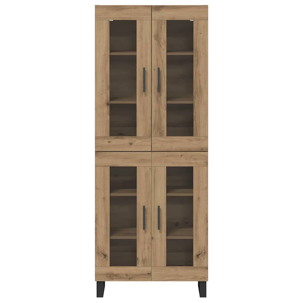 Highboard 2 pcs Artisan Oak 69.5 x 34 x 180 cm Engineered Wood