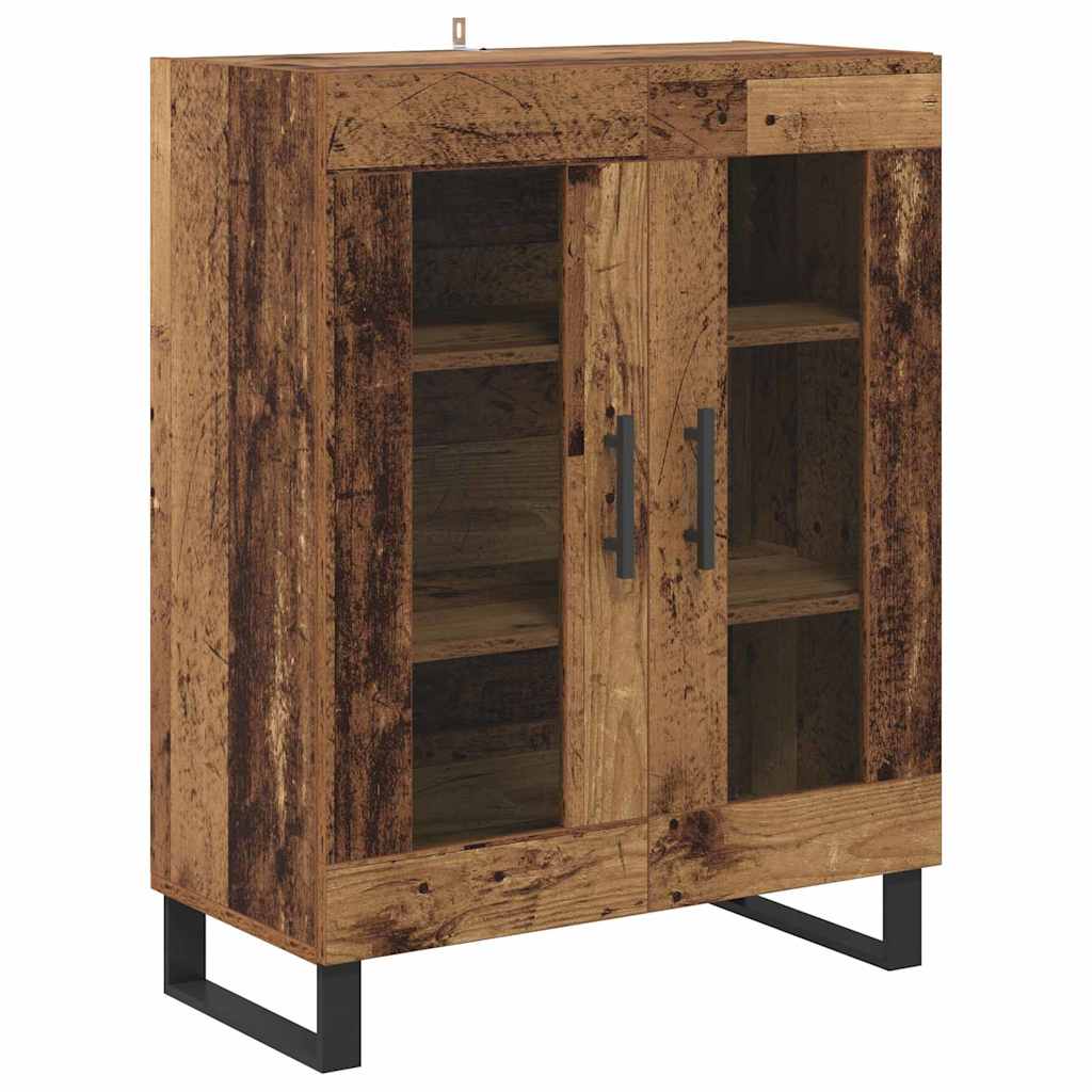 Highboard 2 pcs Old Wood 69.5 x 34 x 180 cm