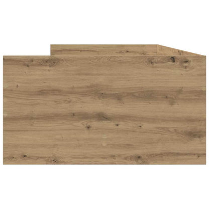 Bed Frame with Drawer Artisan Oak 90 x 190 cm Solid Pine Wood