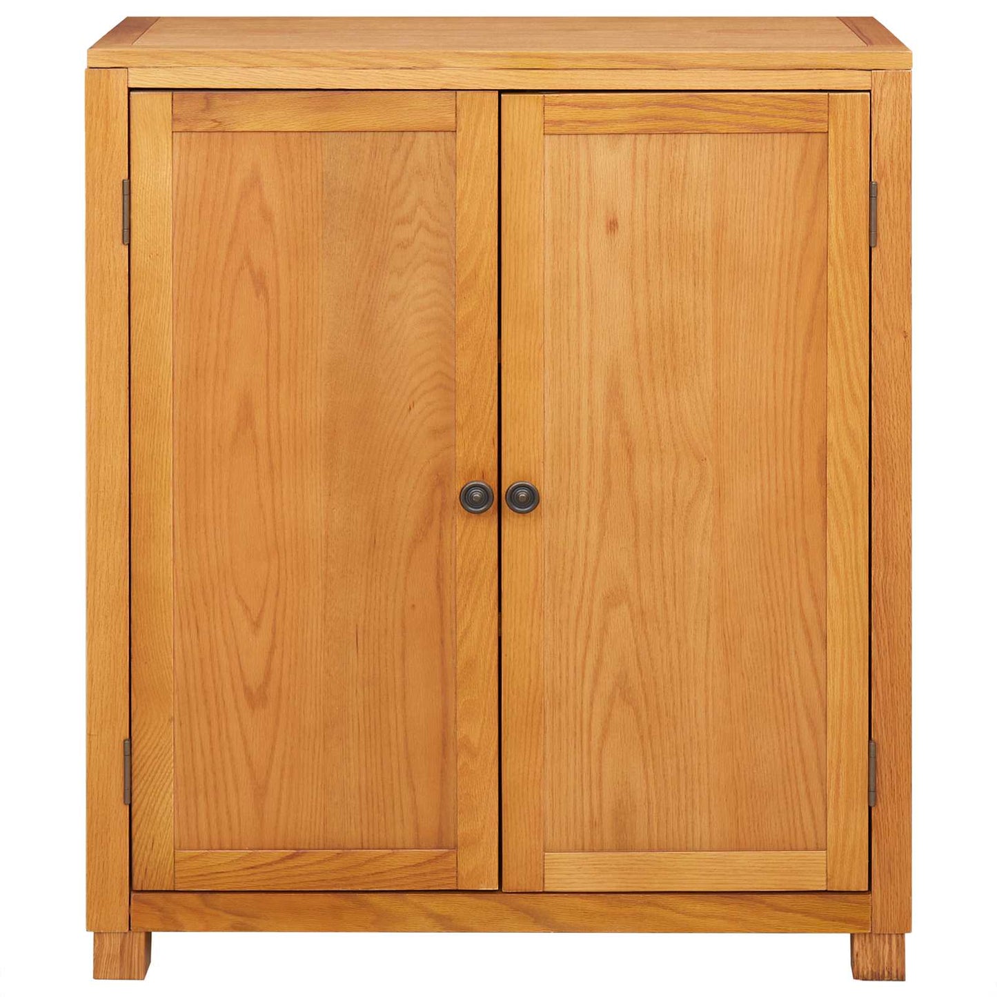 Cabinet with Storage Brown 80 x 35 x 95 cm Solid Oak Wood