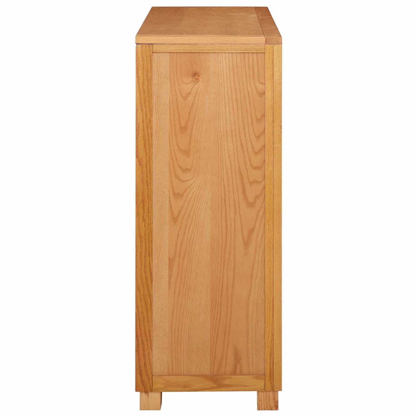 Cabinet with Storage Brown 80 x 35 x 95 cm Solid Oak Wood