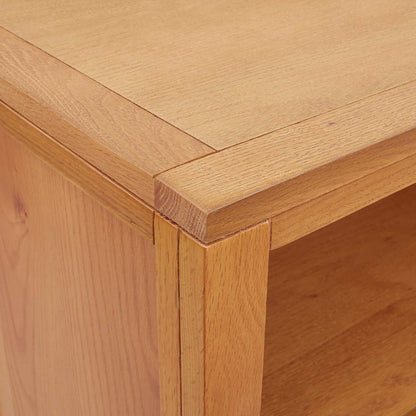 Cabinet with Storage Brown 80 x 35 x 95 cm Solid Oak Wood