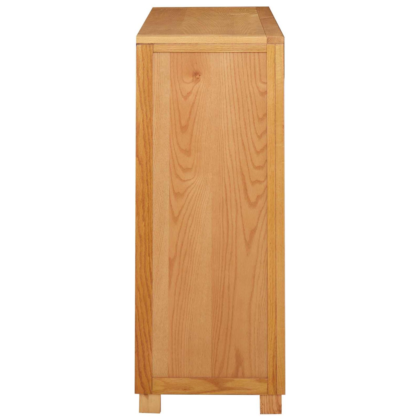 Cabinet with Storage Brown 80 x 35 x 95 cm Solid Oak Wood