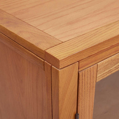 Cabinet with Shelf Brown 80 x 35 x 95 cm Solid Oak Wood
