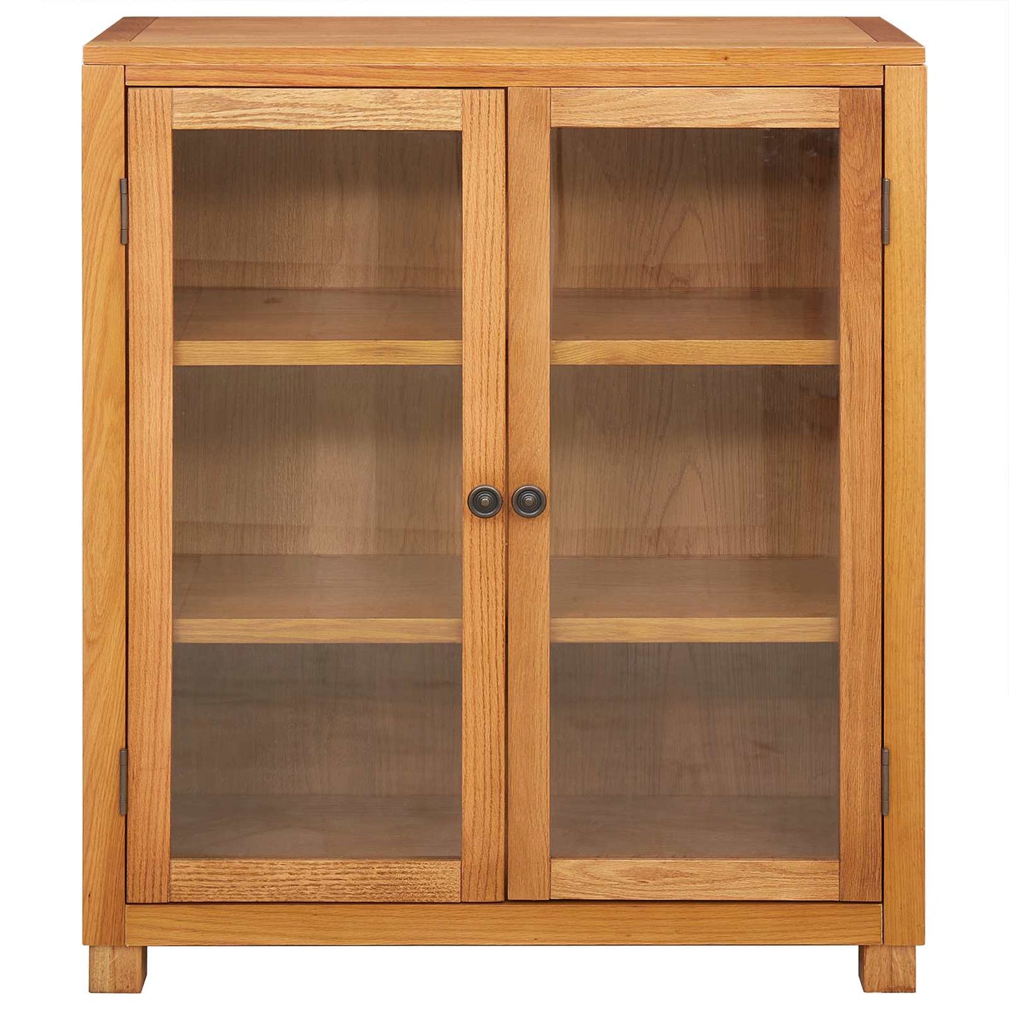 Cabinet with Shelf Brown 80 x 35 x 95 cm Solid Oak Wood