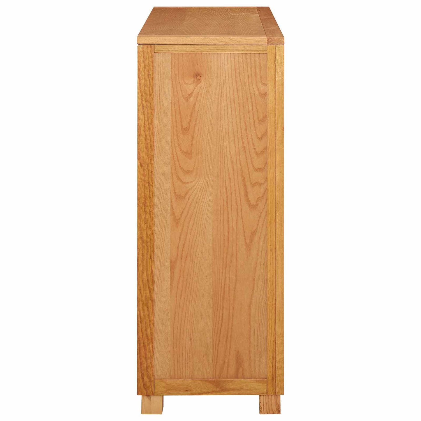 Cabinet with Drawer Brown 80 x 35 x 95 cm Solid Oak Wood