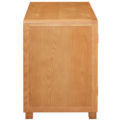 Cabinet with Storage Brown 78 x 50 x 70 cm Solid Oak Wood