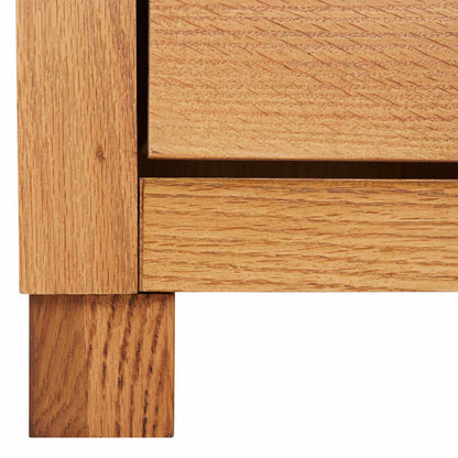 Cabinet with Drawer Brown 80 x 50 x 70 cm Solid Oak Wood