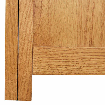 Wardrobe with Storage Brown 80 x 50 x 115 cm Solid Oak Wood