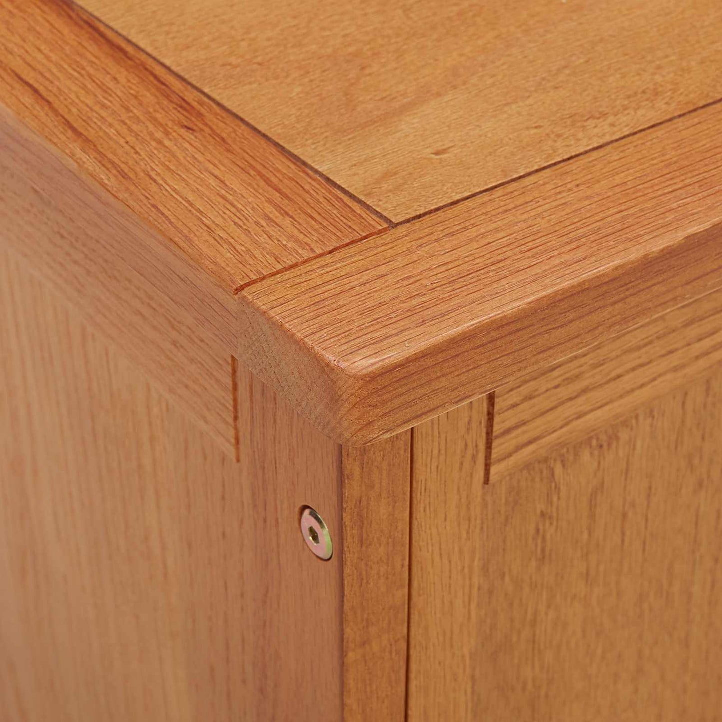 Storage Box with Storage 50 x 45 x 45 cm Solid Oak Wood