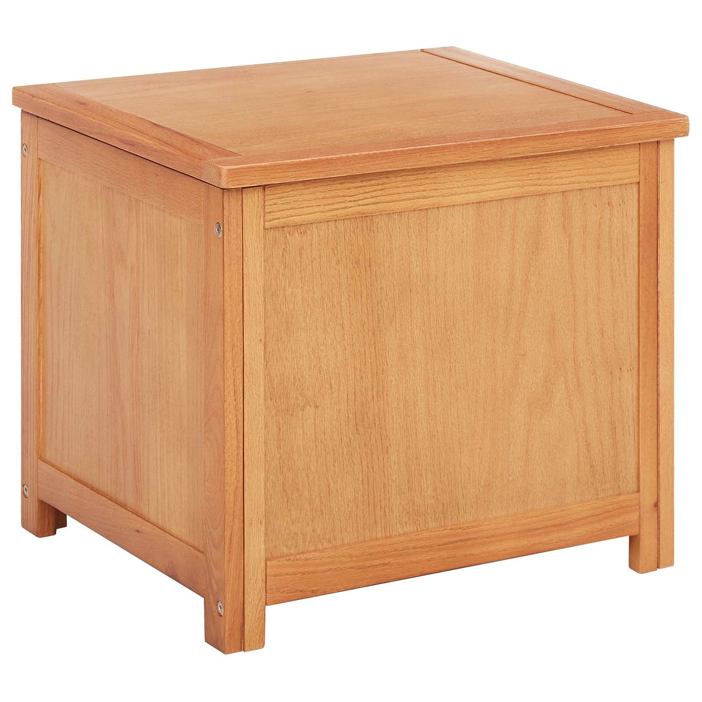 Storage Box with Storage 50 x 45 x 45 cm Solid Oak Wood