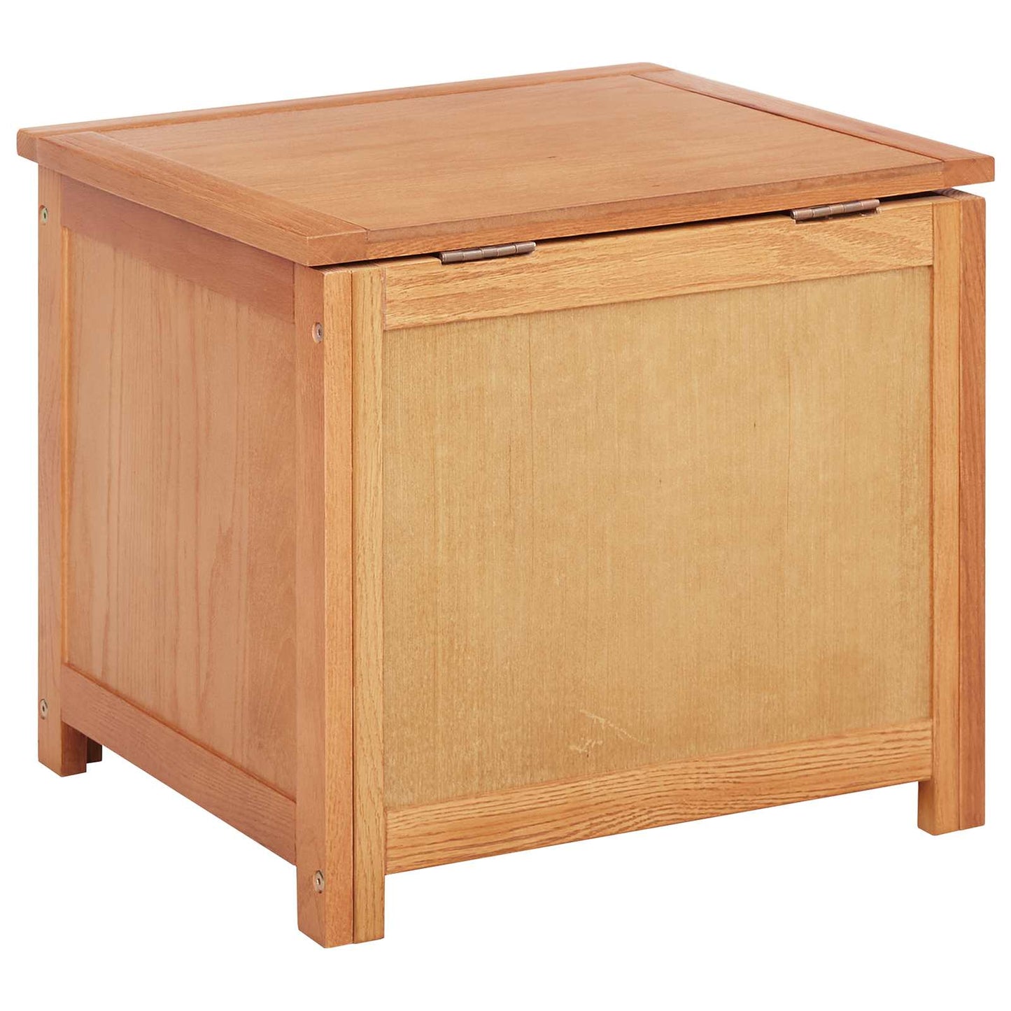 Storage Box with Storage 50 x 45 x 45 cm Solid Oak Wood