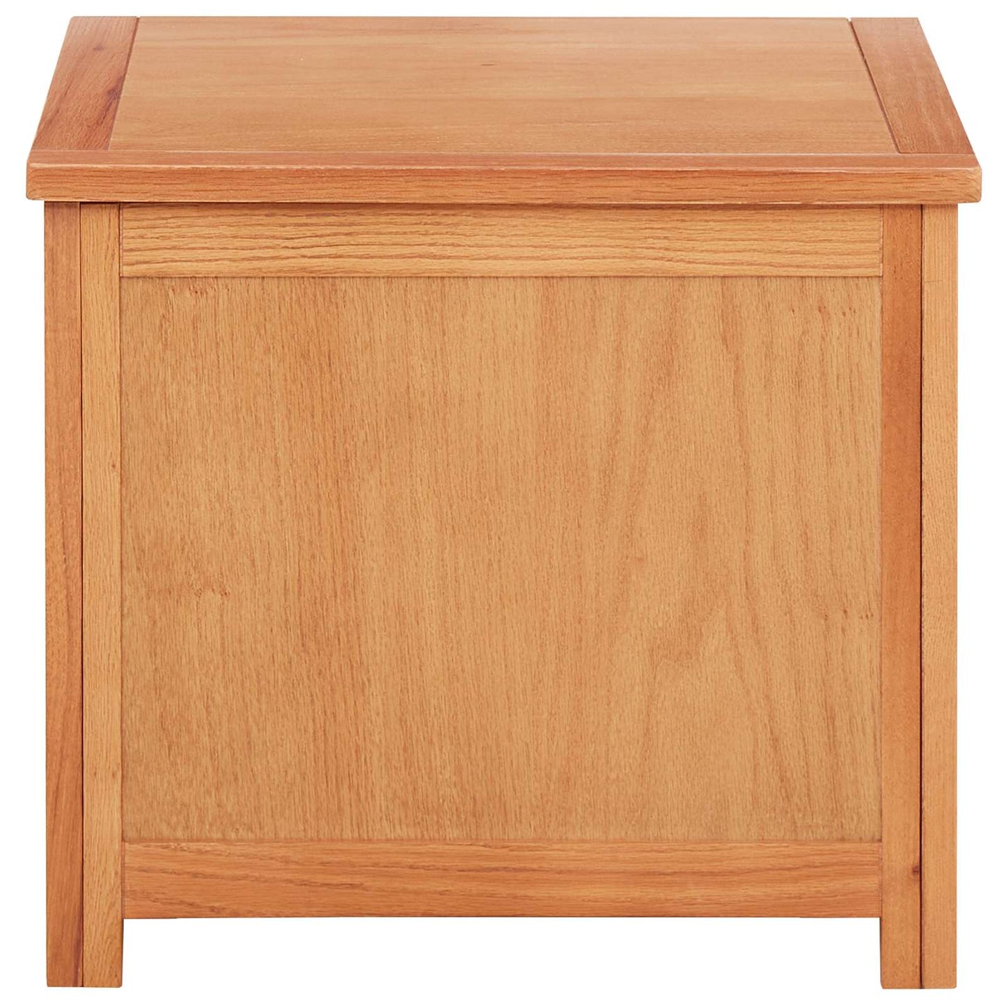 Storage Box with Storage 50 x 45 x 45 cm Solid Oak Wood