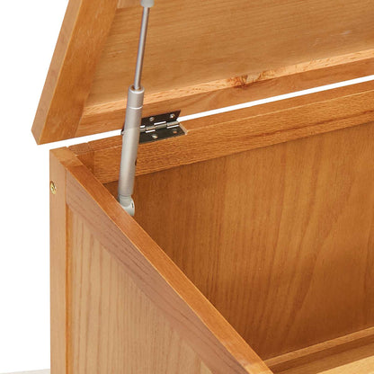 Storage Box 90 x 45 x 45 cm Solid Oak Wood