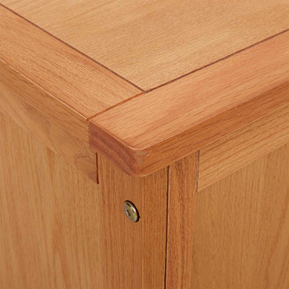 Storage Box 110 x 45 x 45 cm Solid Oak Wood
