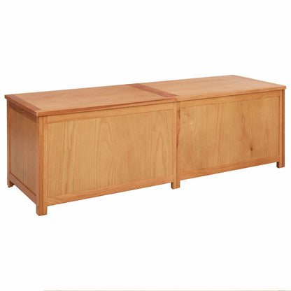 Storage Box 150 x 45 x 45 cm Solid Oak Wood