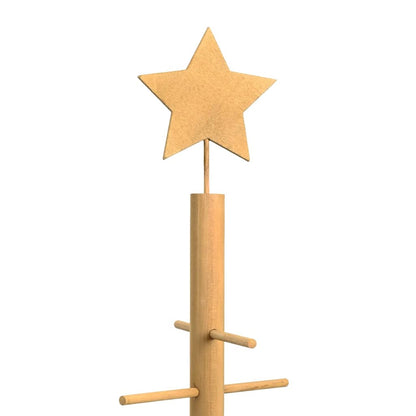 Wooden Christmas Tree Brown 75 cm Bamboo