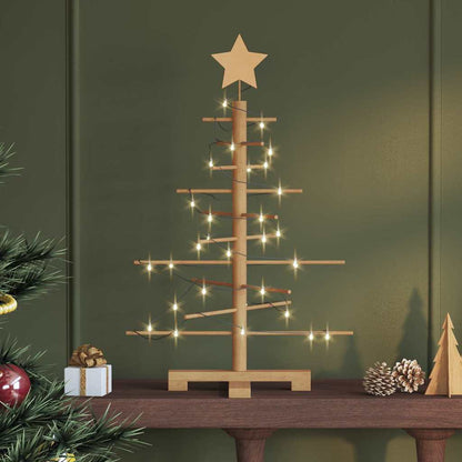Wooden Christmas Tree Brown 75 cm Bamboo