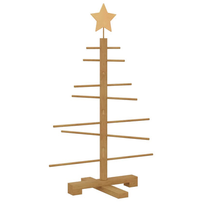 Wooden Christmas Tree Brown 75 cm Bamboo