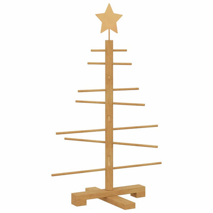 Wooden Christmas Tree Brown 75 cm Bamboo
