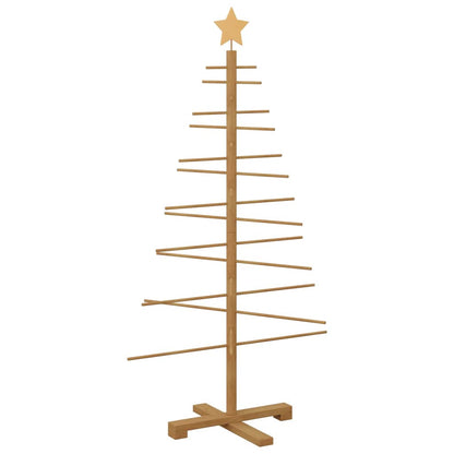 Wooden Christmas Tree Brown 125 cm Bamboo