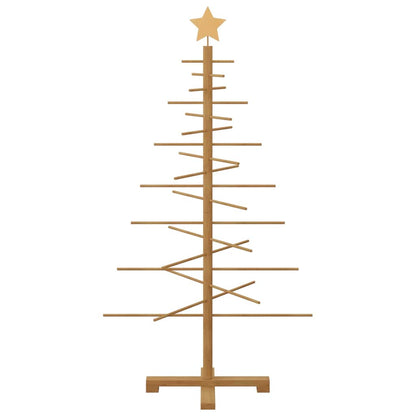 Wooden Christmas Tree Brown 125 cm Bamboo