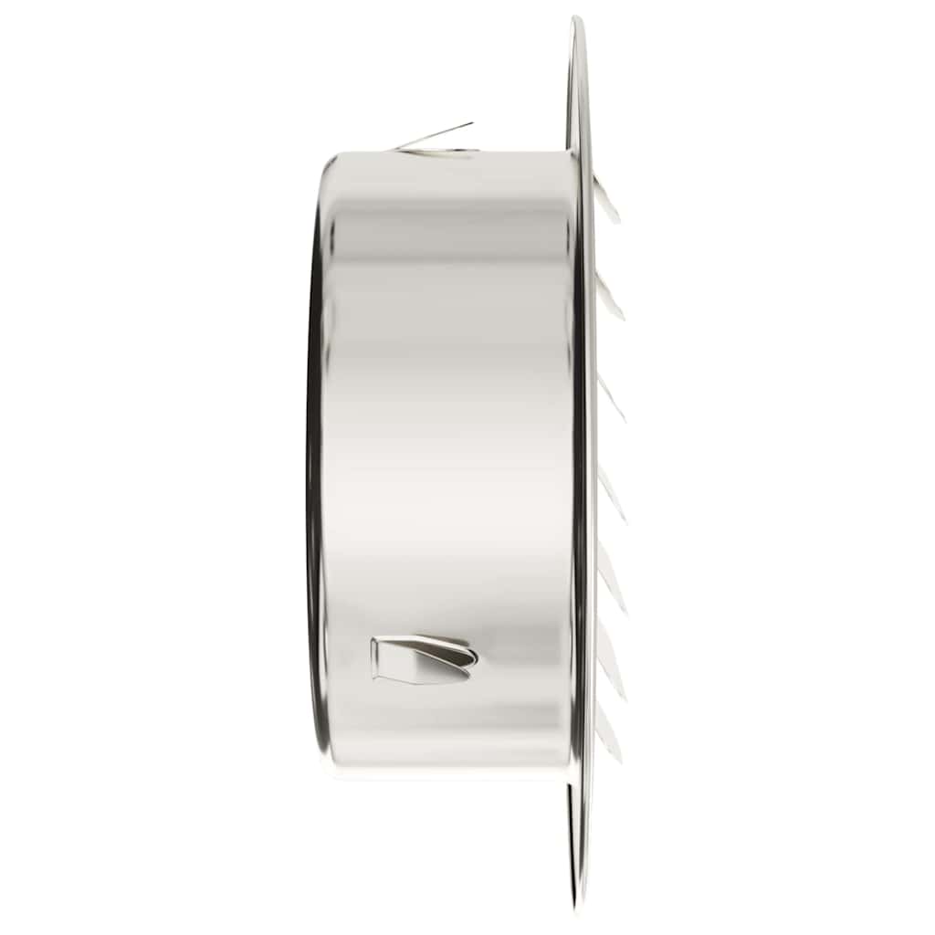 Air Vent Covers 4 pcs Silver 100 mm Stainless Steel