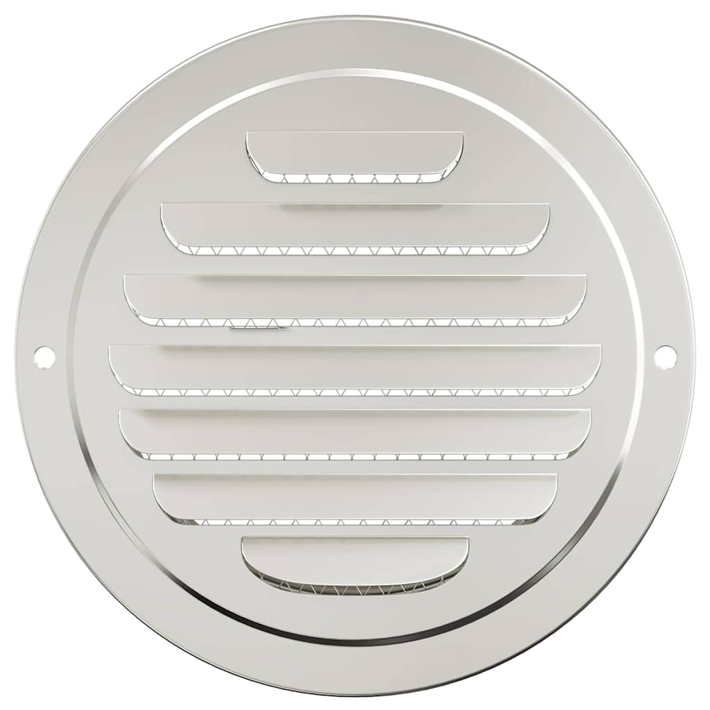 Air Vent Covers 4 pcs Silver 125 mm Stainless Steel