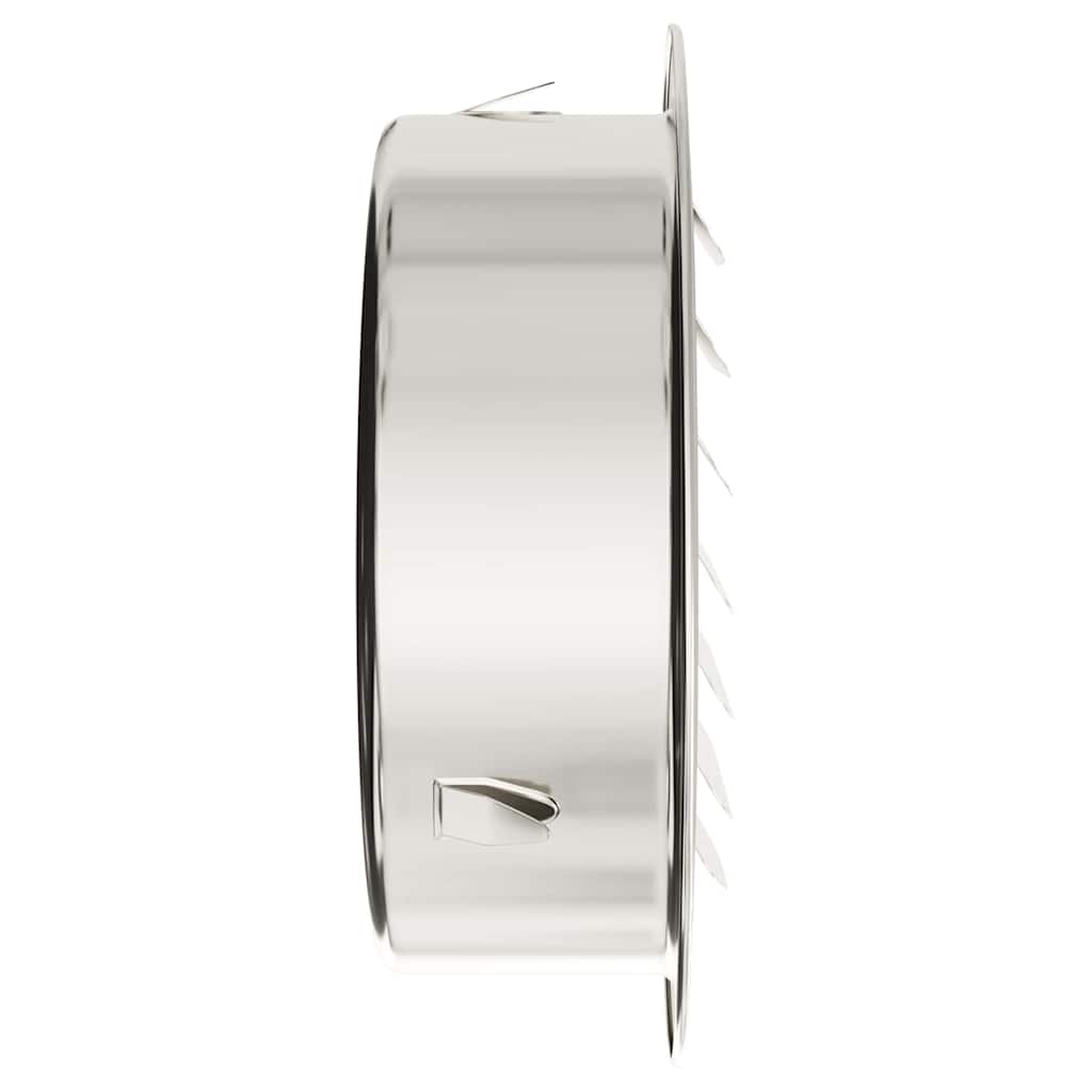 Air Vent Covers 4 pcs Silver 125 mm Stainless Steel