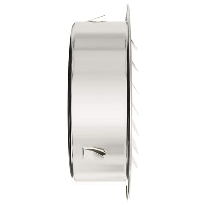 Air Vent Covers 4 pcs Silver 125 mm Stainless Steel